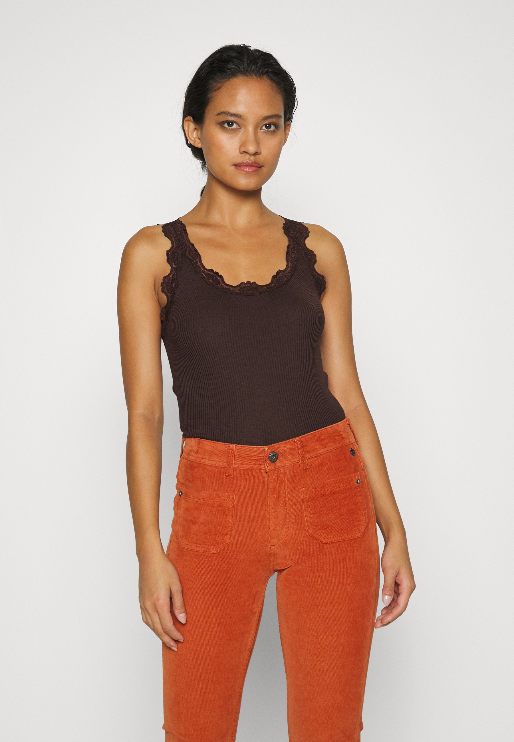 Rosemunde Top - coffee bean/bruin - Zalando.nl