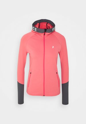 RIDER ZIP HOOD - Fleecová bunda - alpine flower deep earth