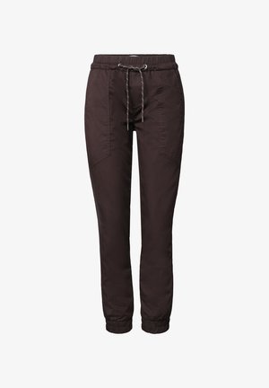 Street One, SLIM LEG HOSE IN LEICHTER QUALITÄT - Broek - ruby vine