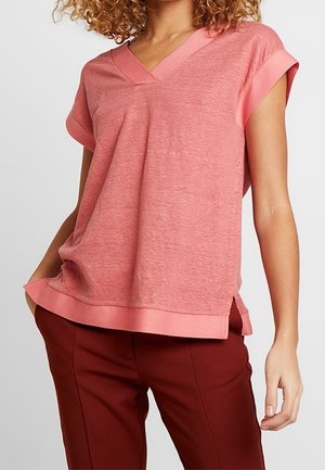T-shirt - bas - salmon