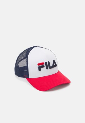 BEPPU TRUCKER LINEAR LOGO SNAP BACK UNISEX - Gorra - true red/bright white/medieval blue