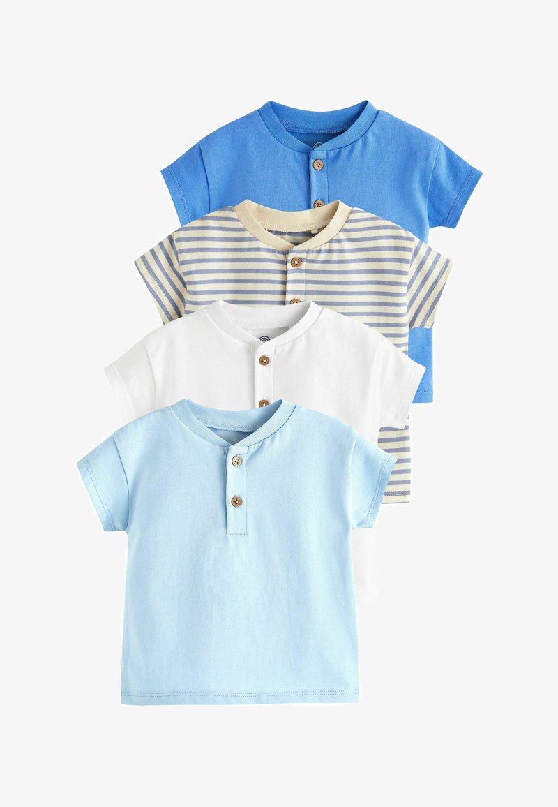 Next SHORT SLEEVE 4 PACK REGULAR FIT - Triko s potiskem - blue