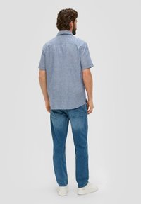 s.Oliver REGULAR KURZARM - Overhemd - navy