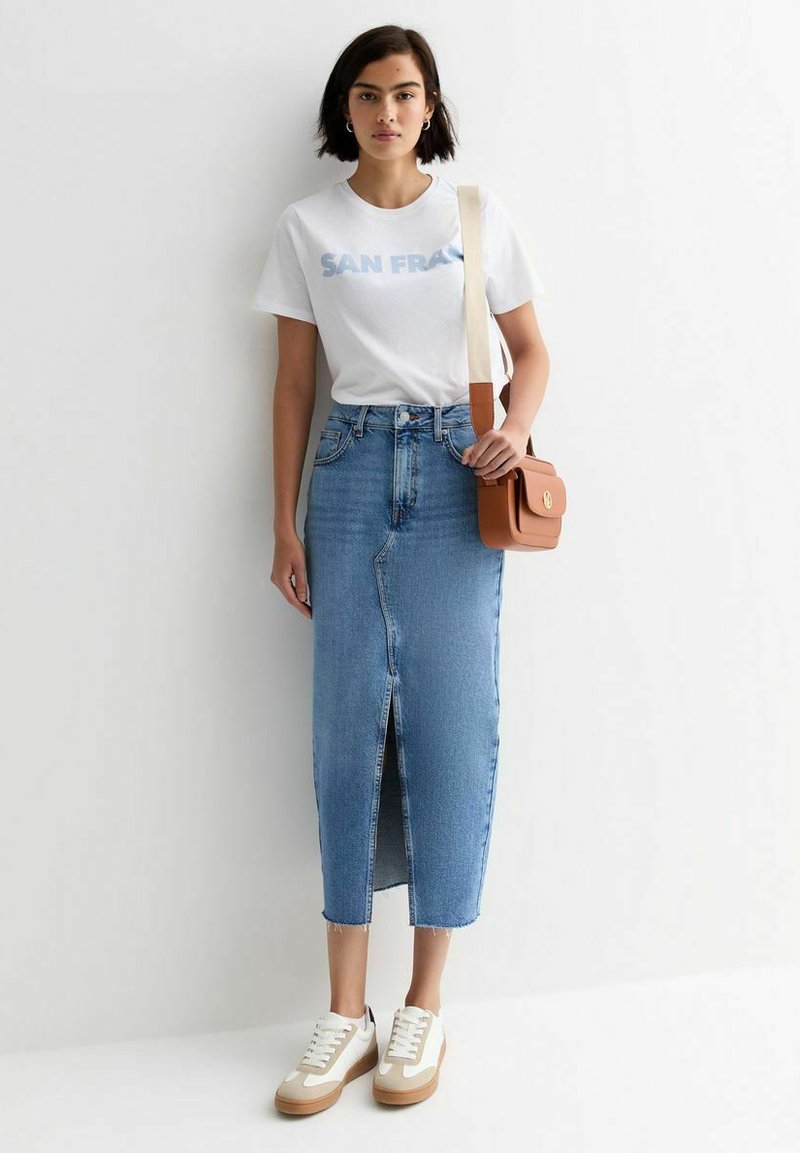 New Look Jeansrok blauw