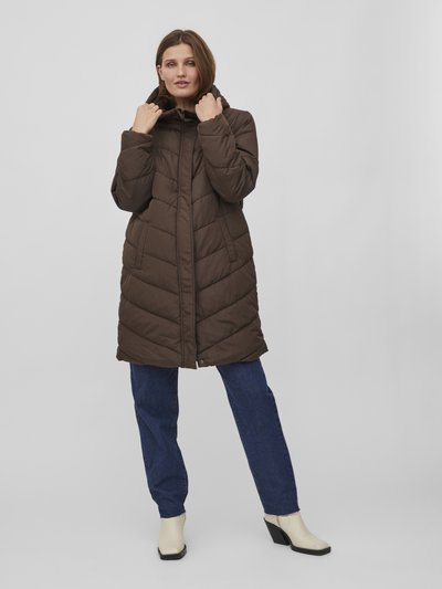 JDY Wintermantel JDYSkylar, 1-tlg, forest night detail:black/grün, Gr. XXS (32 JDY Wintermantel JDYSkylar, 1-tlg, forest night detail:black/grün, Gr. XXS (32