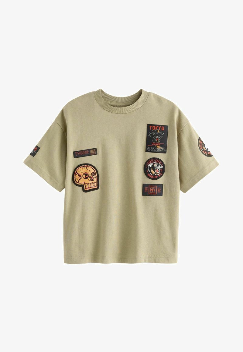 Next SHORT SLEEVE GRAPHIC STANDARD - Camiseta estampada - tan brown back print