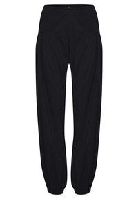 JILL WIDE - Trousers - black