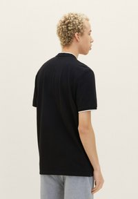TOM TAILOR DENIM Polo shirt - black