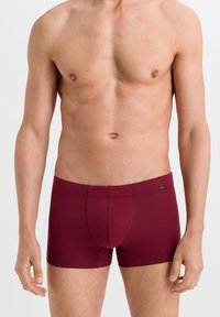 Hanro ESSENTIALS 2PACK - Úzké boxerky - ruby/coal melange