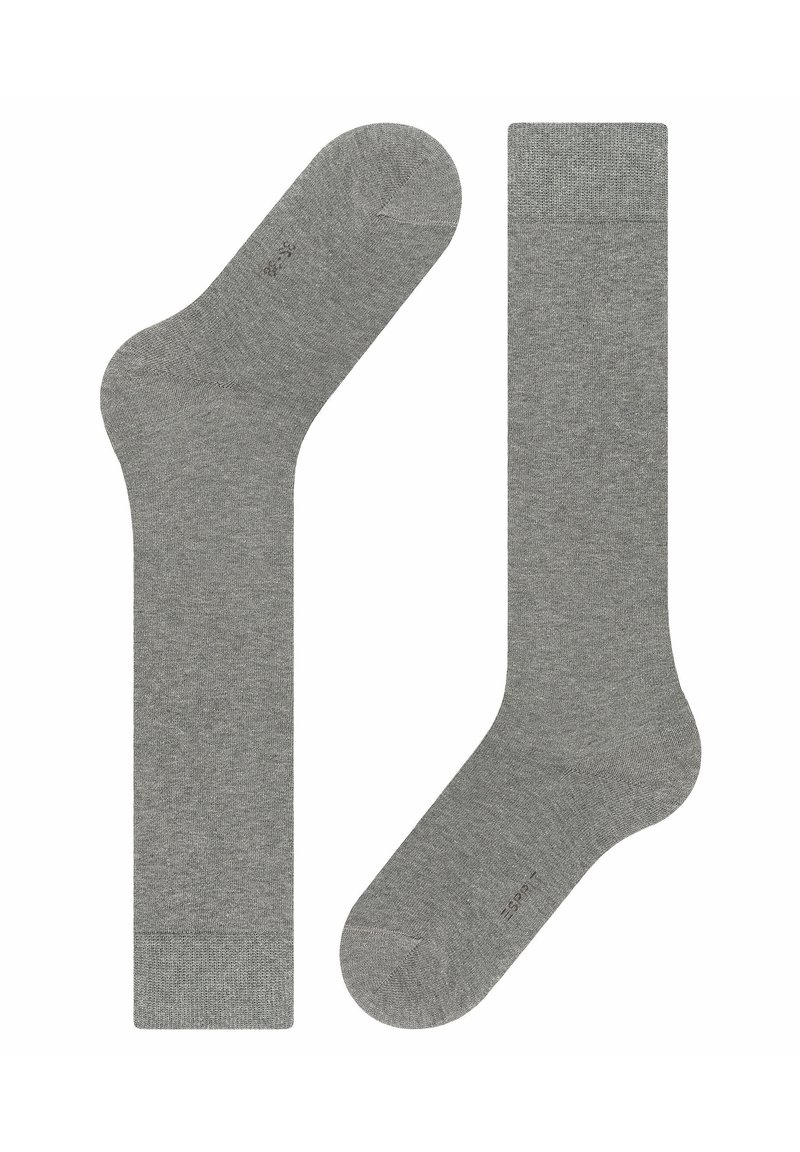 Esprit BASIC PURE - Kniestrümpfe - light greymel