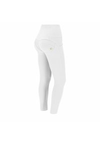 Freddy PUSH UP VITA ALTA  DRILL LOGICO - Pantaloni - bianco