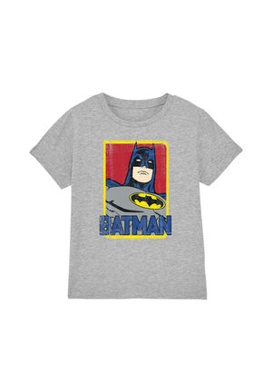 Cotton Soul, BATMAN PRIMARY UNISEX - T-Shirt print - mottled light grey