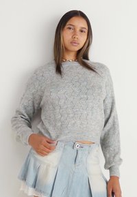 Vero Moda VMYEN ONECK - Maglione - light grey