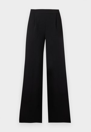 VILA, VIBENNE HW WIDE PLEAT JRS PANTS - NOOS - Pantalon classique - black beauty