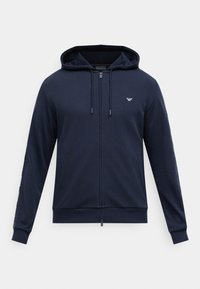 BASIC LOUNGEWEAR HOODED FULL ZIP  - Gornji dio pidžame - blue