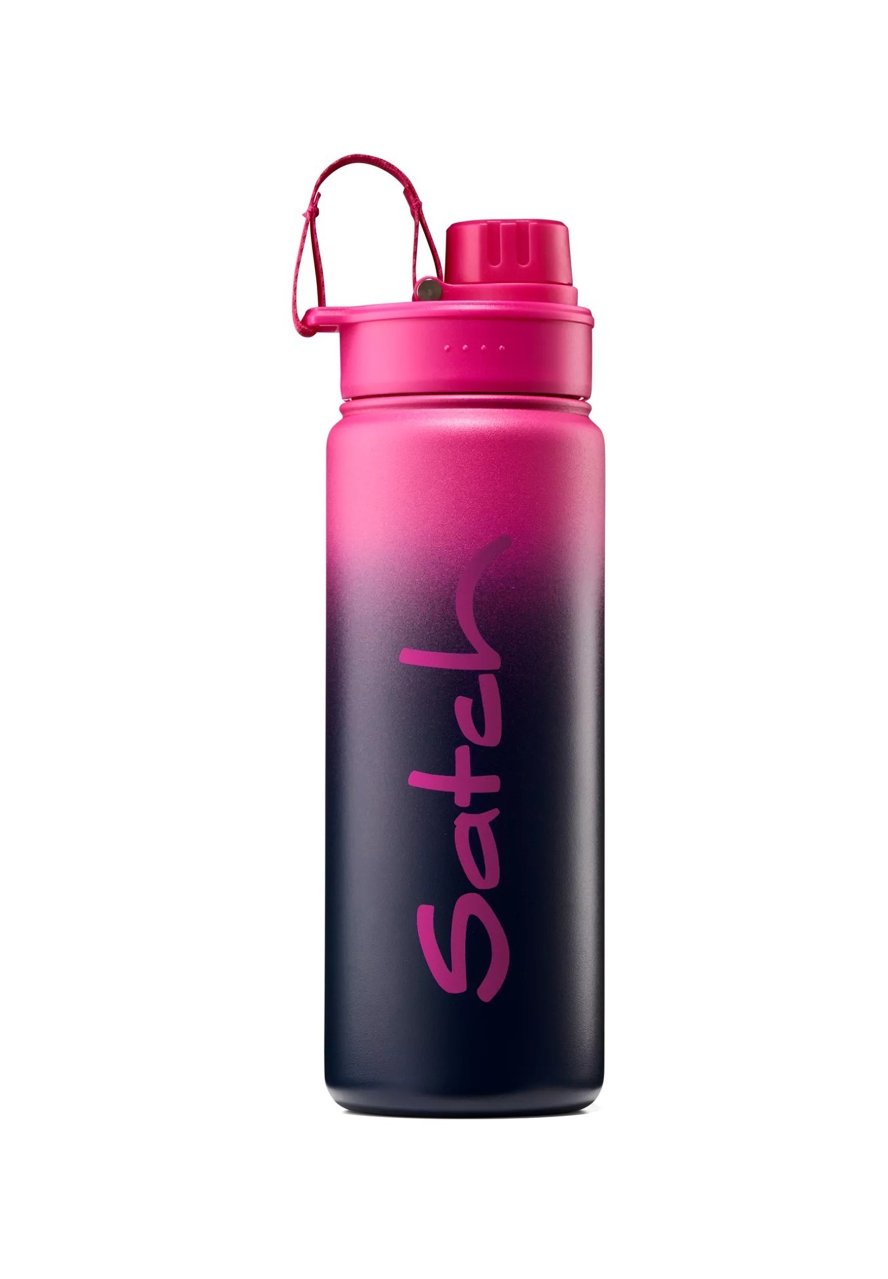 GOSWAG Sport-Wasserflasche 900 Ml – Pink, Mit Zeitmarkierungen, BPA-frei, Auslaufsicher