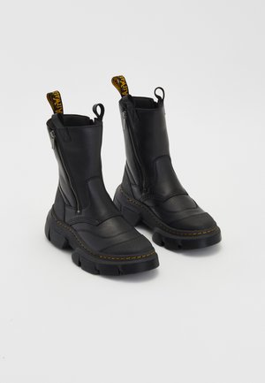 DMXL RIGGER RIGGER BOOT UNISEX - Plateaulaarzen - black lunar
