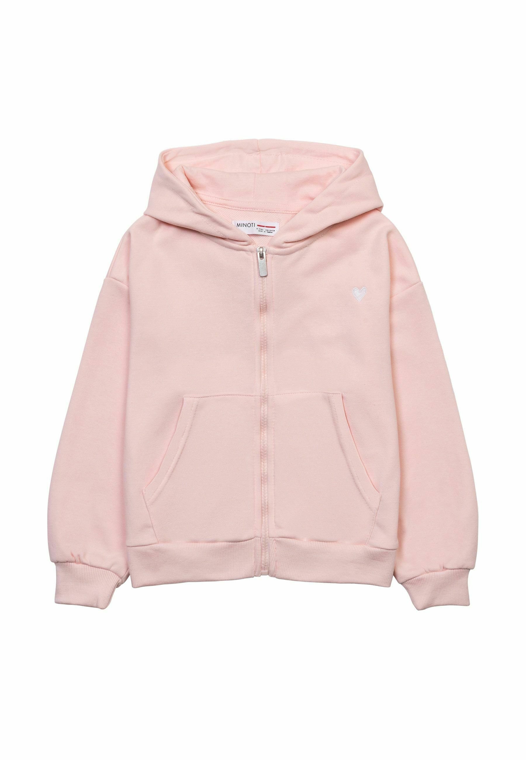 Zip Hoodie Girls Pink Hoodie Michigan Hands Toddler Zip Hoodie (Pink)