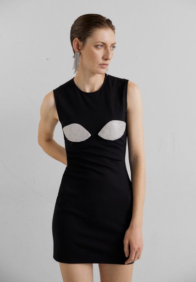 Christopher Kane BODYCON BUST DRESS - Φόρεμα από ζέρσεϊ - black