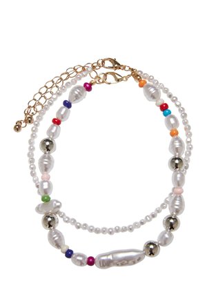 UNISEX VARIOUS PEARL LAYERING ANKLET - Kojos grandinėlė - multicolor