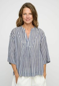 moshi moshi mind - SIMPLE STRIPE - Tunic - sea blue   ecru Thumbnail Image 1