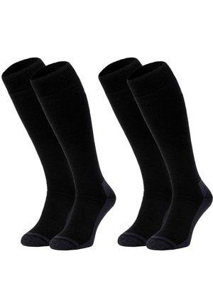 PREMIUM 2 PACK - Kniestrümpfe - black