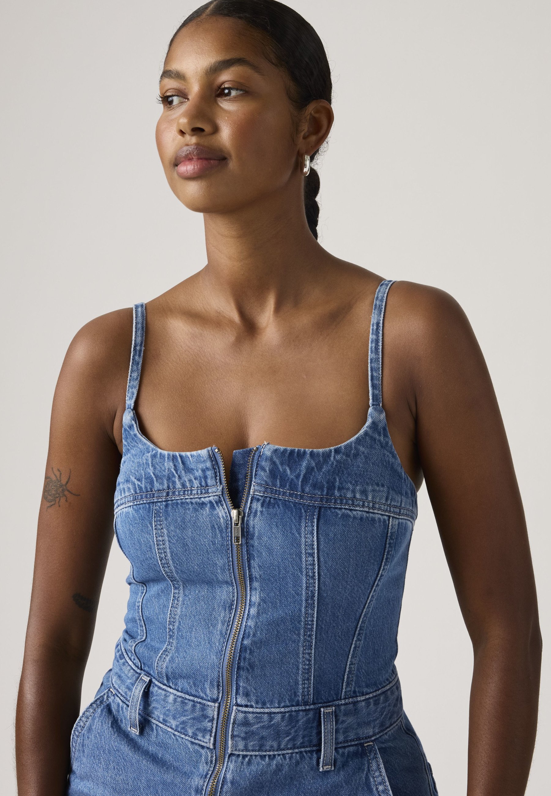 Levi's® JADINE ROMPER - Jumpsuit - vintage vibe/blue denim