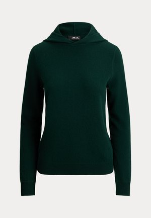 CASHMERE HOODIE - Jersey de punto - moss agate