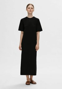 Selected Femme SLFHELENA - Pletené šaty - black