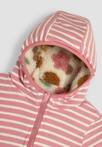 JoJo Maman Bébé FLORAL BORG HOODIE - REGULAR FIT - Flísová bunda - cream