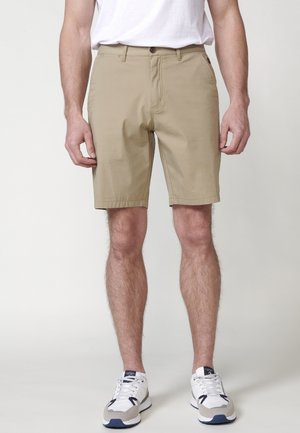 ELASTIC TECHNICAL - Shorts - beige