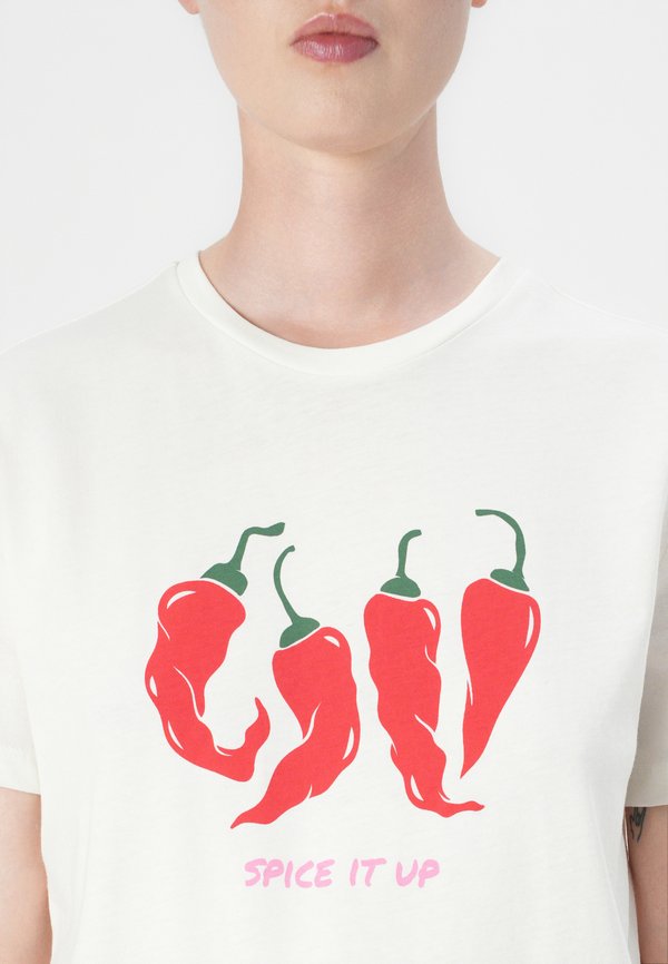 ONLKATTY TEE - Print T-shirt - cloud dancer3