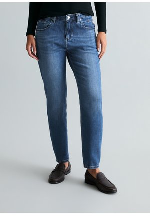 FREJA - Jeans Tapered Fit - dark blue