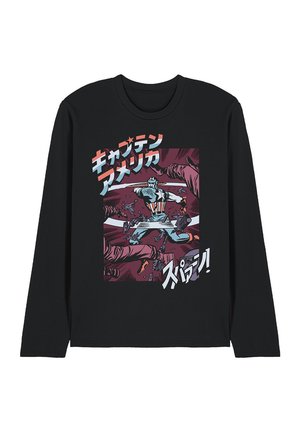 MARVEL CAPTAIN - Long sleeved top - black