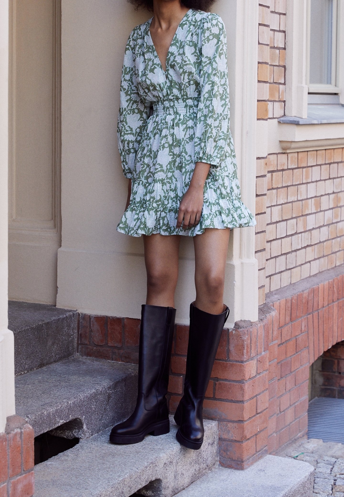 Maje Day dress - green - (Pre-owned) - Zalando.ie