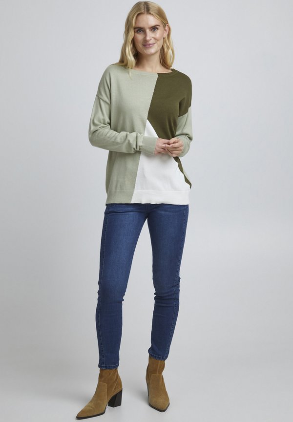 FREMBLOCK - Jumper - desert sage mix3