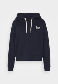 Lee Felpa con cappuccio - black