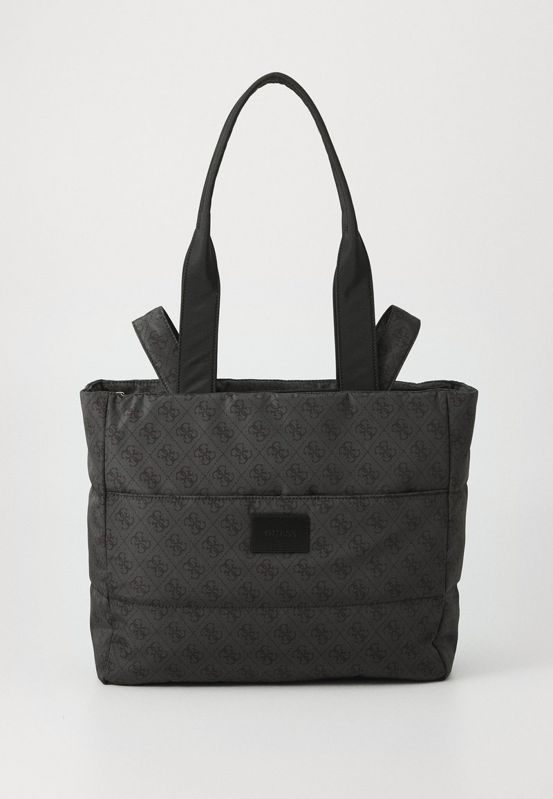Guess PUFFY DIAPER BAG UNISEX - Stelleveske - jet black