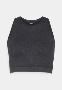 ONLLEA SEAMLESS STONE CROP - Pyjamasoverdel - black