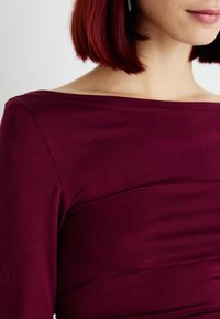 Gina Tricot SOFT TOUCH BOATNECK TOP - Hosszú ujjú felső - zinfandel