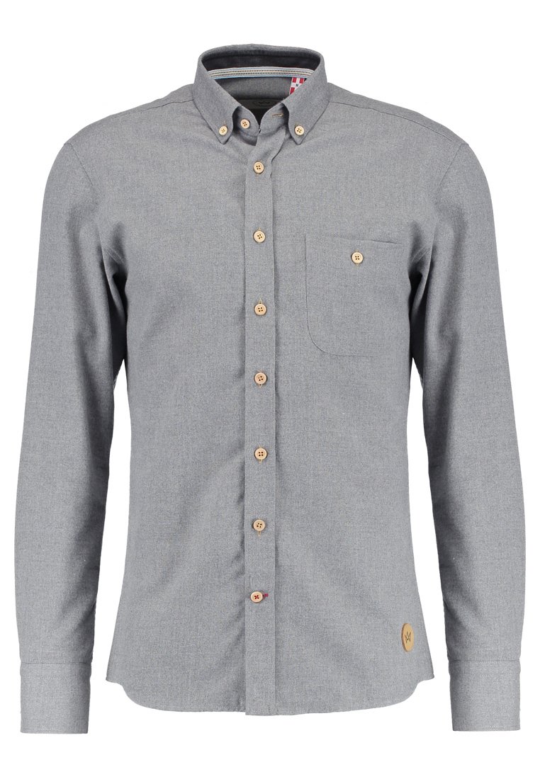 Herren Freizeithemden | Kronstadt DEAN Hemd grey/grau - PL04607 Herren Freizeithemden | Kronstadt DEAN Hemd grey/grau - PL04607