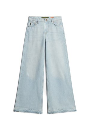 Superdry & Co HEM WIDE LEG - Flared Jeans - phoenix pale blue