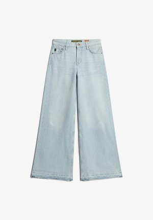 Superdry & Co HEM WIDE LEG - Flared Jeans - phoenix pale blue