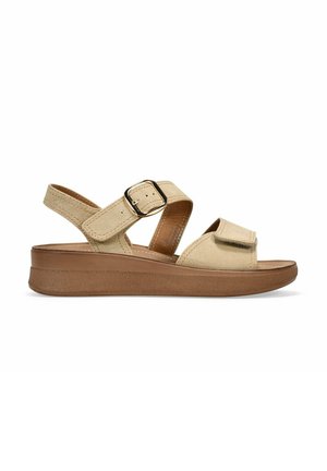 Bosanova, CON HEBILLA - Sandalias con plataforma - arena