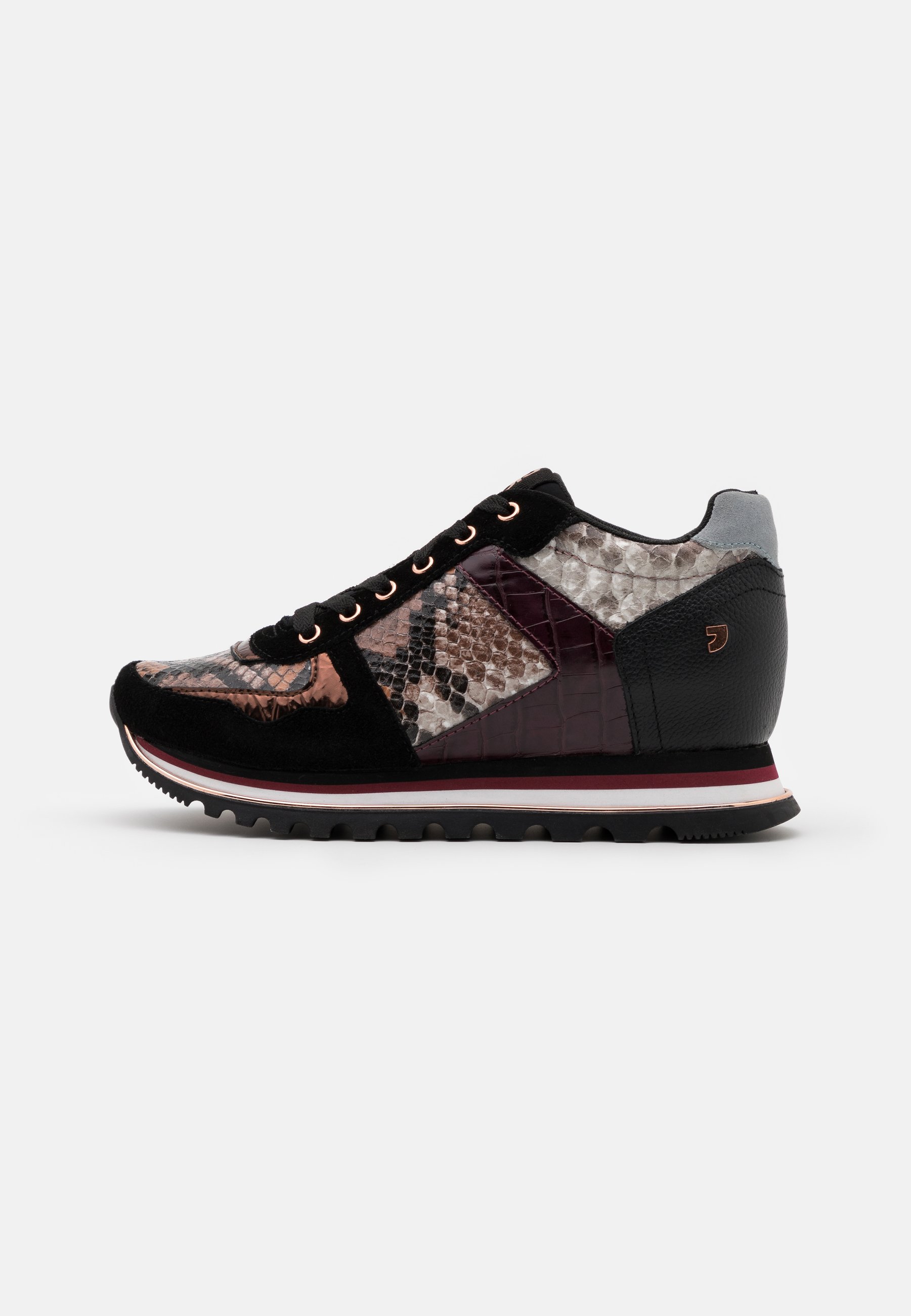 Gioseppo OVERLAND Wit / Zwart - Gratis levering | Spartoo.nl ! - Schoenen  Lage sneakers Dames € 54,00