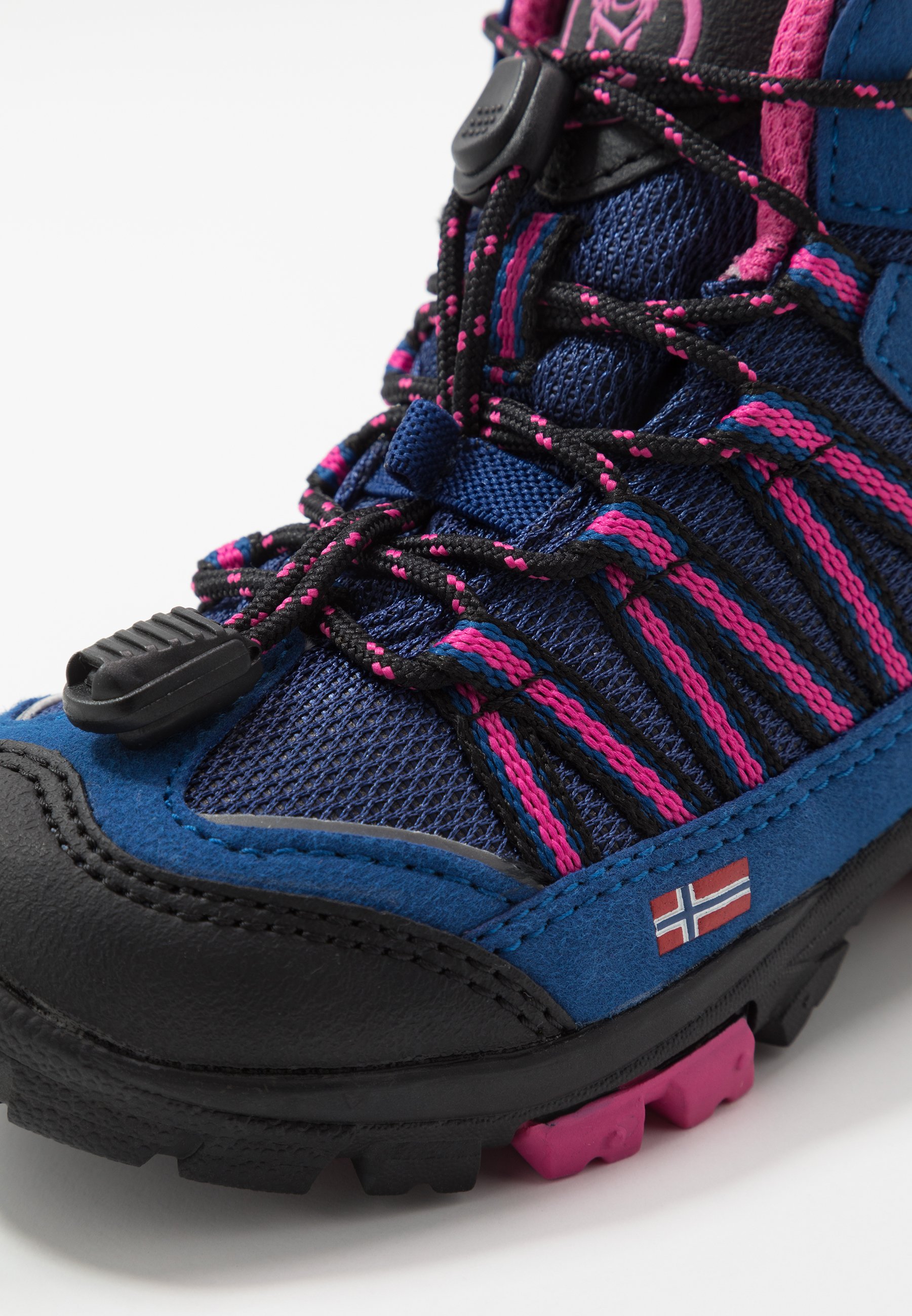 TrollKids KIDS LOFOTEN MID Hikingschuh bluemagenta TROLLKIDS Lofoten Hiker Mid Cut Schuhe Kinder |