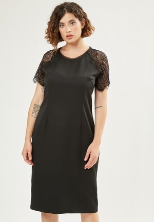 LACE SLEEVE - Vestito casual - black