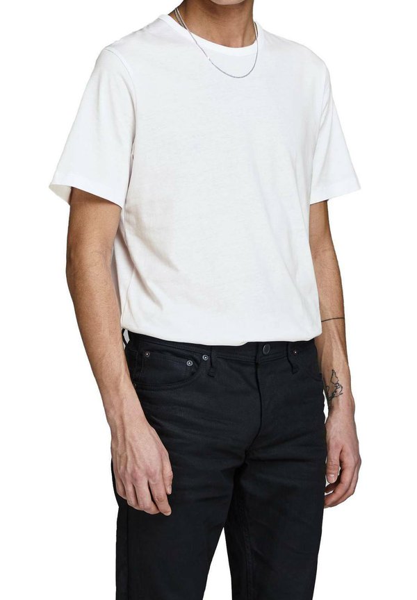 CREW 4 PACK - Basic T-shirt - schwarz weiß