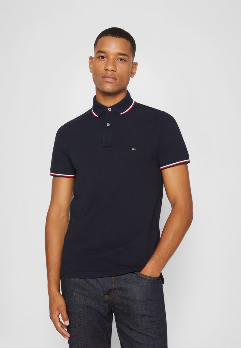 Tommy Hilfiger TIPPED SLIM FIT - Polo shirt - blue/dark blue