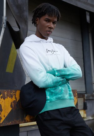Sean John, SCRIPT LOGO POOL HOODIE - Hættetrøje - white